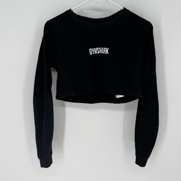 Gymshark Tops - Gymshark Black Long Sleeve active leisure yoga workout Crop Top